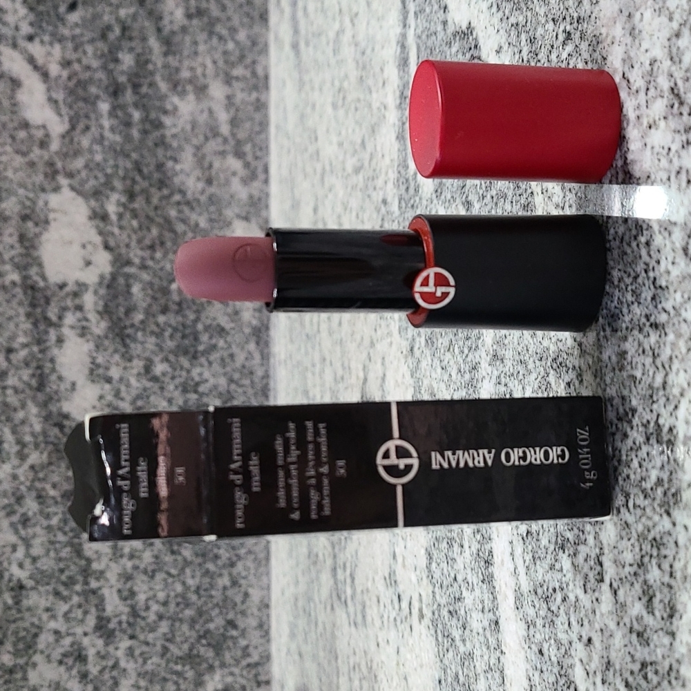 Brand New Giorgio Armani Rouge d'Armani Matte Lipstick in color 501 (.14oz size)